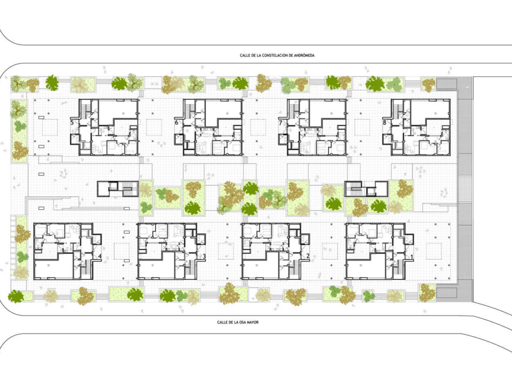 Architectural Drawings Plans Showcasing Madrid S Exemplary Social