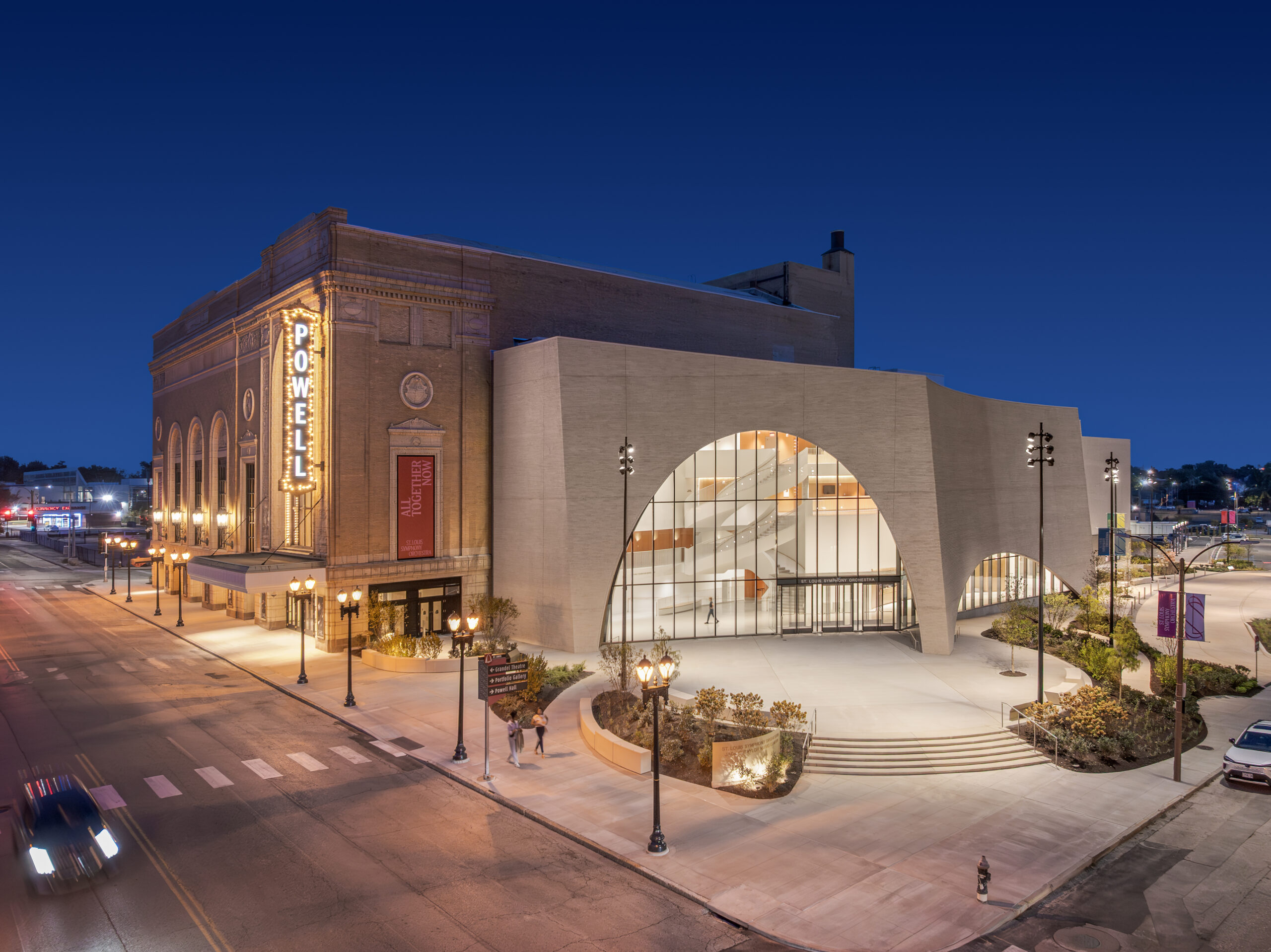 Snøhetta's reimagined Powell Hall, St Louis, Photo by Sam Fentress