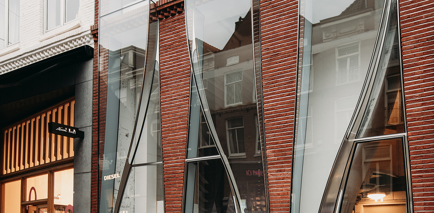 AMSTERDAM, NETHERLANDS - JULY 10, 2017: People visit Louis Vuitton