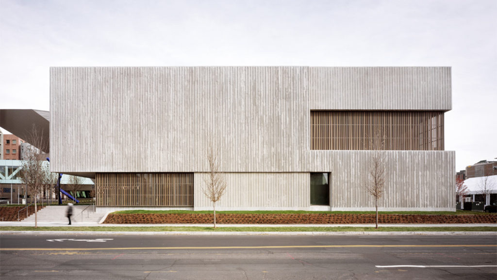 texture concrete, Clyfford Stills Museum by Allied Works Architecture