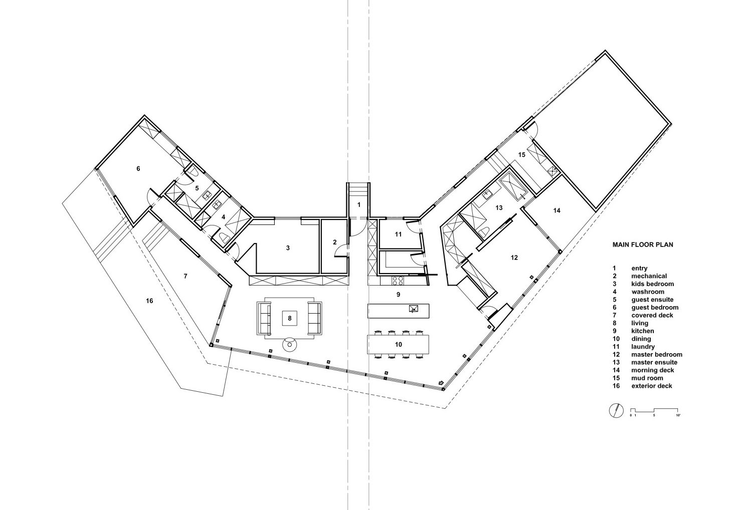 Architectural Drawings 8 Coastal Homes With Open Floor Plans
