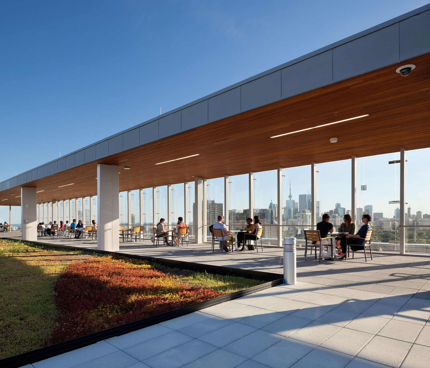 Rooftop Garden and Terrace at the Hennick Bridgepoint Hospital