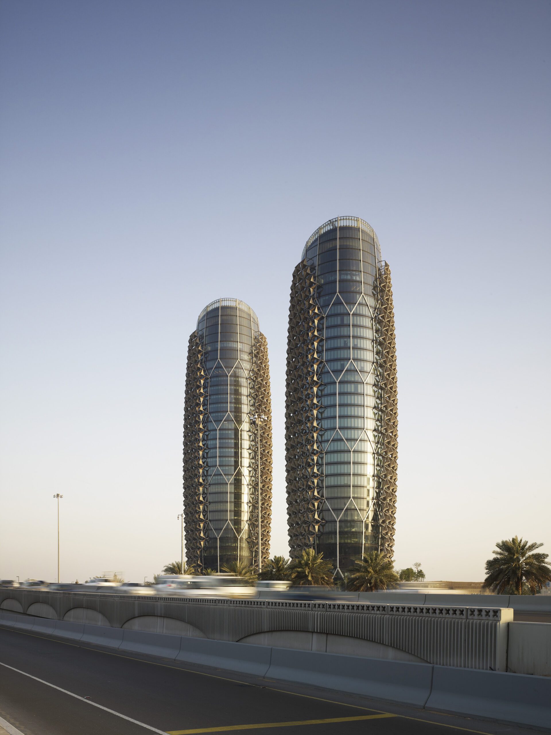 Al Bahr Towers, Abu Dhabi, United Arab Emirates by AHR 