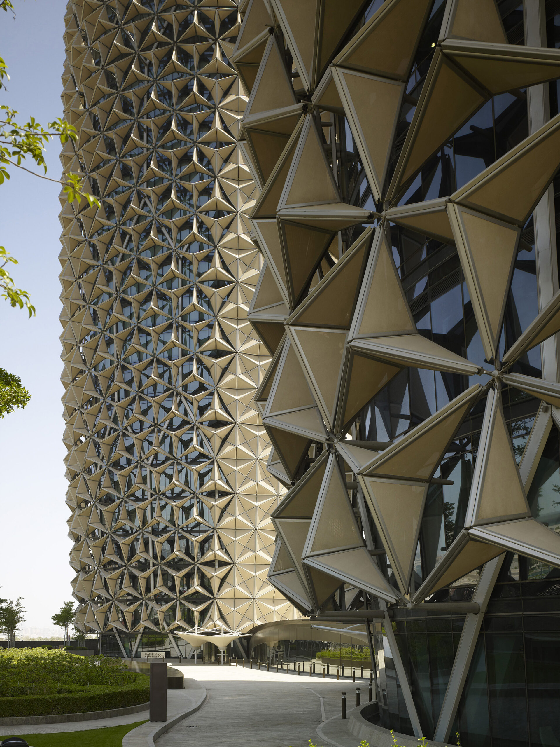 Al Bahr Towers, Abu Dhabi, United Arab Emirates by AHR