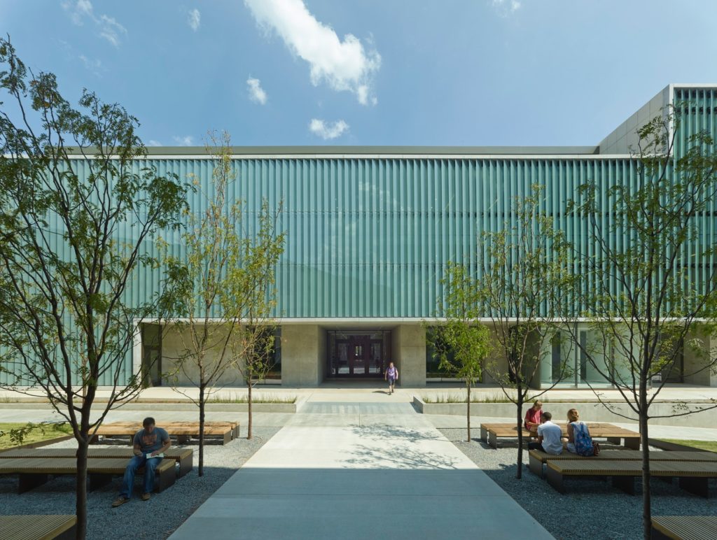 Vol Walker Hall and the Steven L. Anderson Design Center Curtain Walls