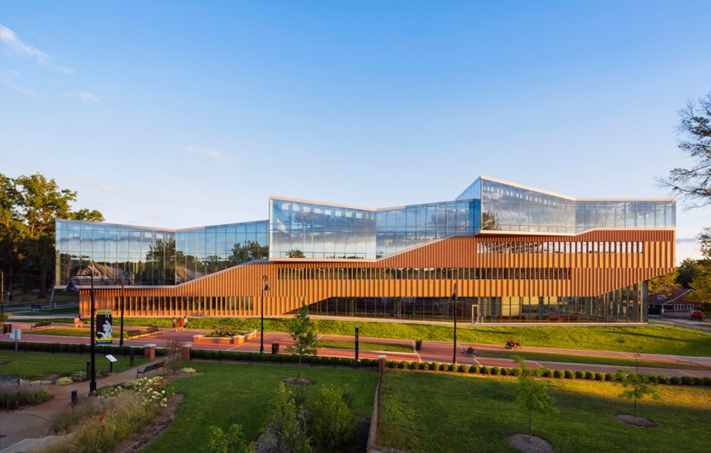 Kent State Center for Architecture and Environmental Design Curtain Walls