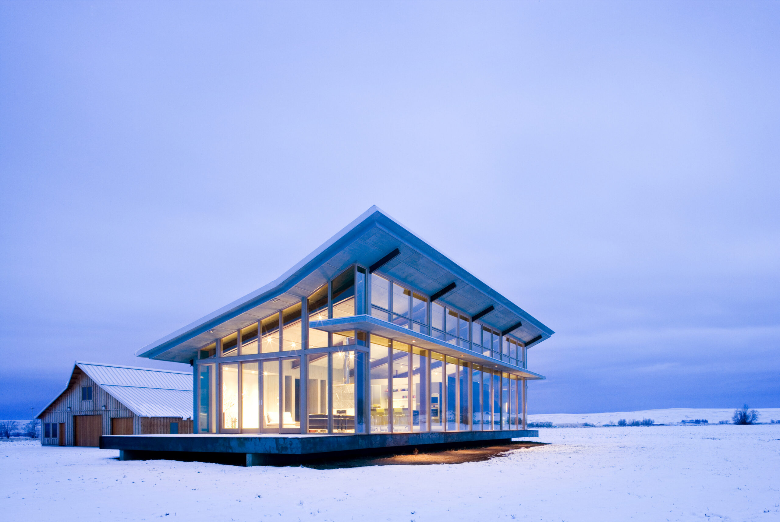 The Glass Farmhouse by Olson Kundig-architizer