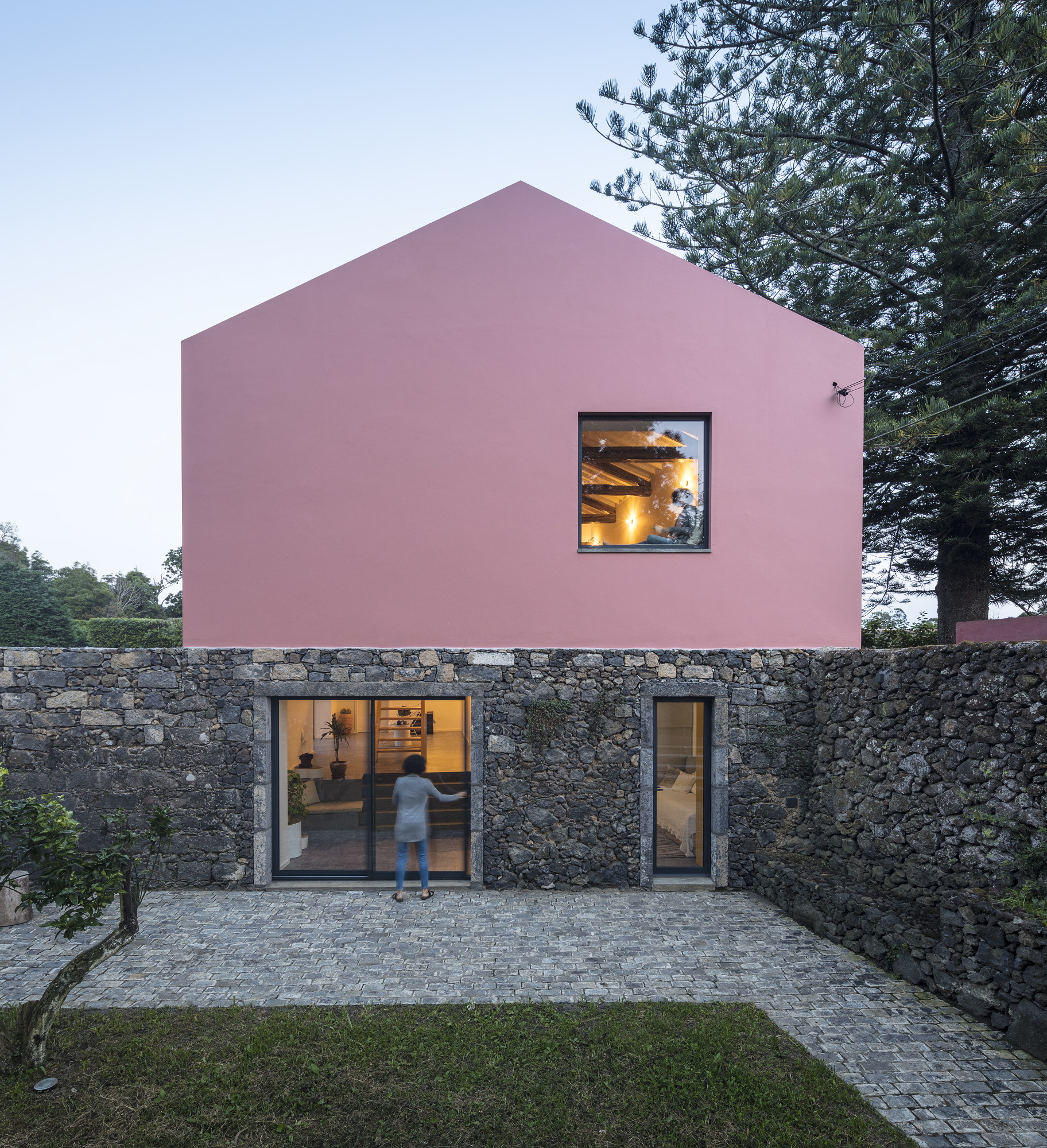 Pink House by Mezzo Atelier, Ponta Delgada, Portugal