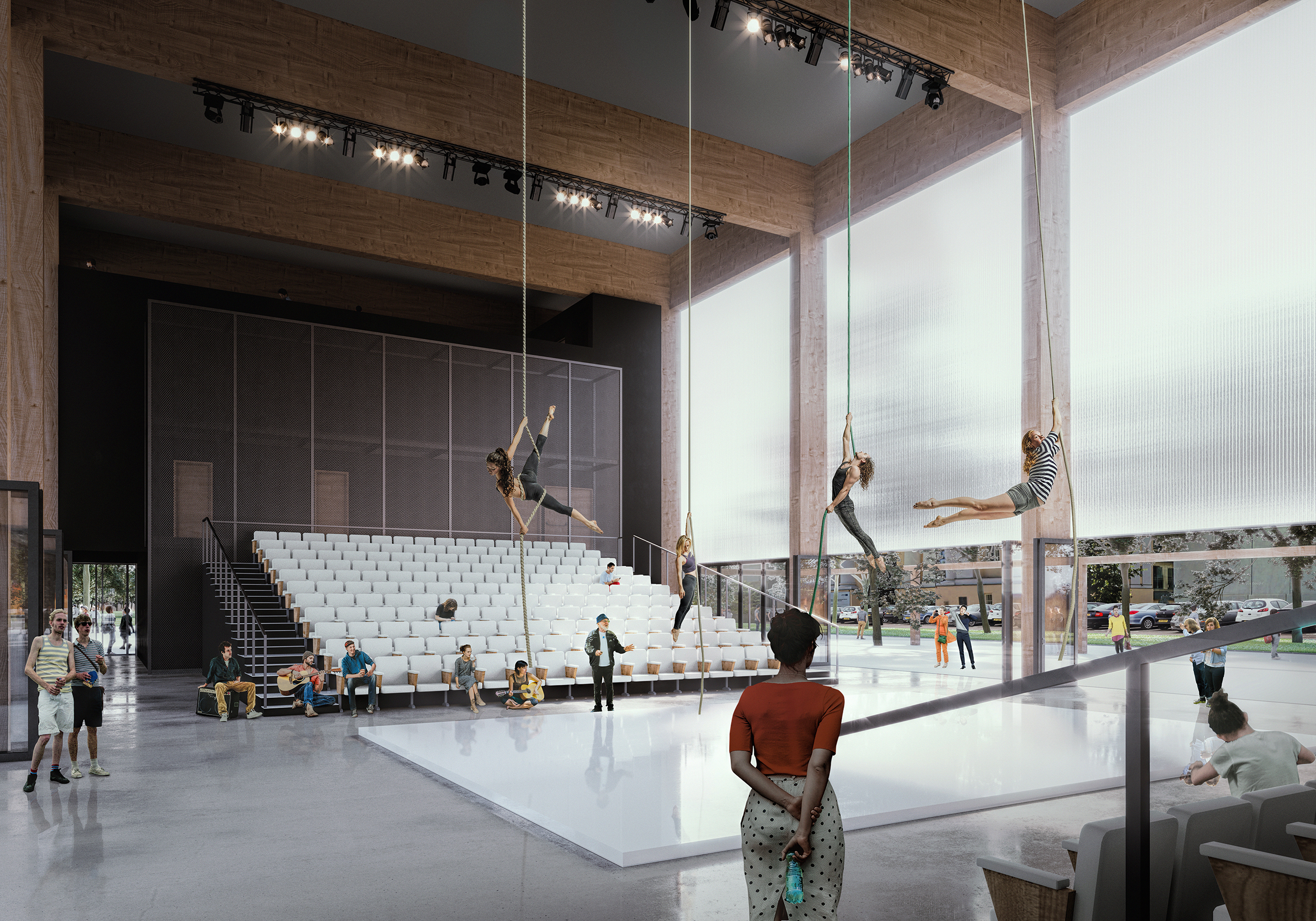 “Cultural Centre Wa-Wa Renderings” by ELEMENT VISUALIZATIONS