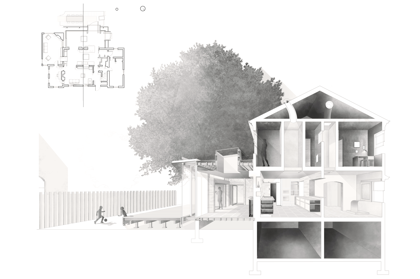 casa de plástico de burbujas