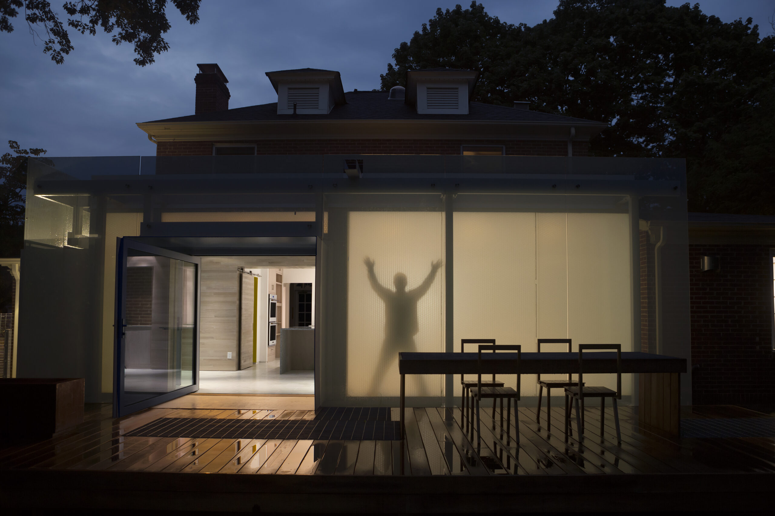 casa de plástico de burbujas