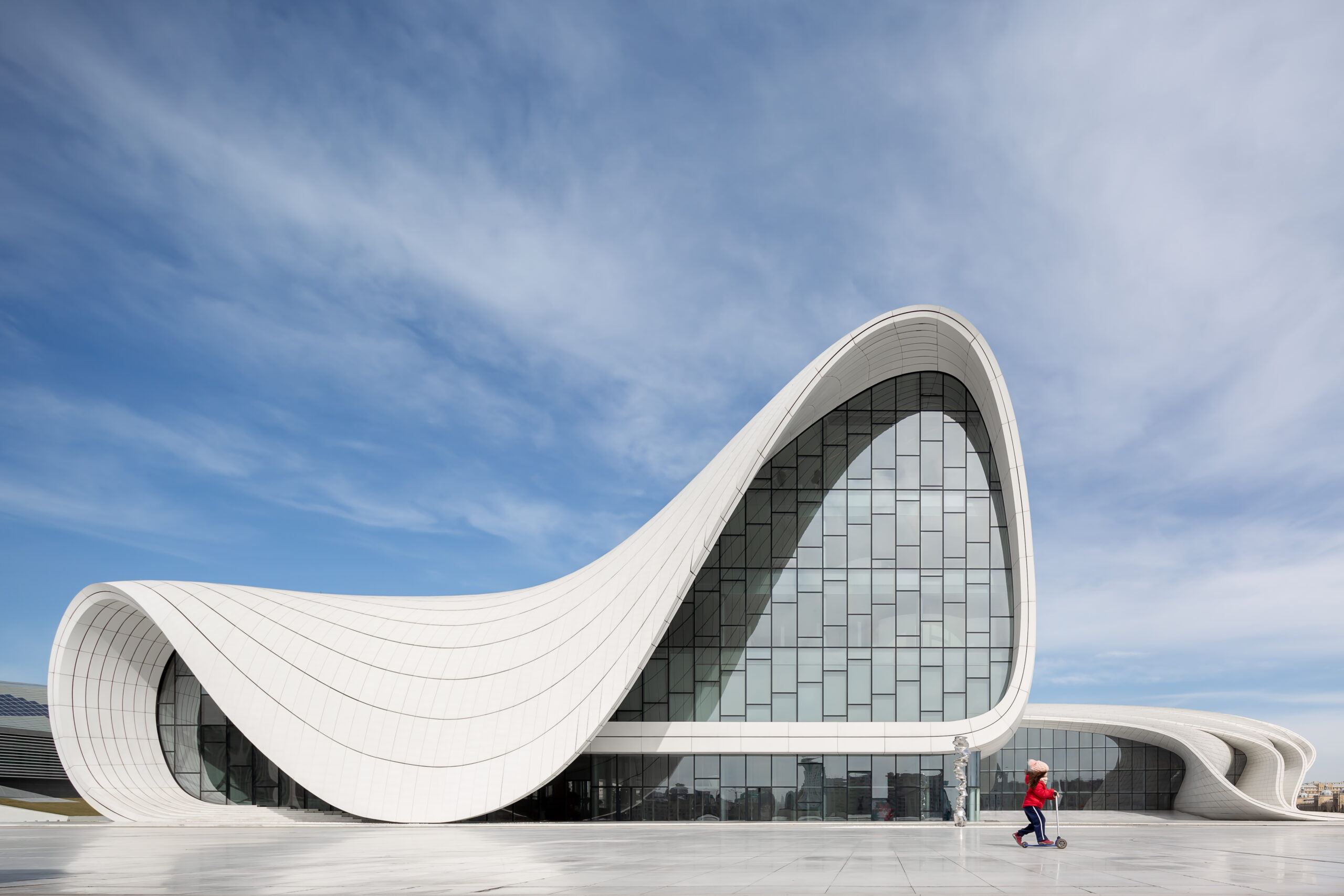 Heydar Aliyev Centre Baku, Azerbaijan by Zaha Hadid Architects. Photo by firm Sharon Tzarfati Photography