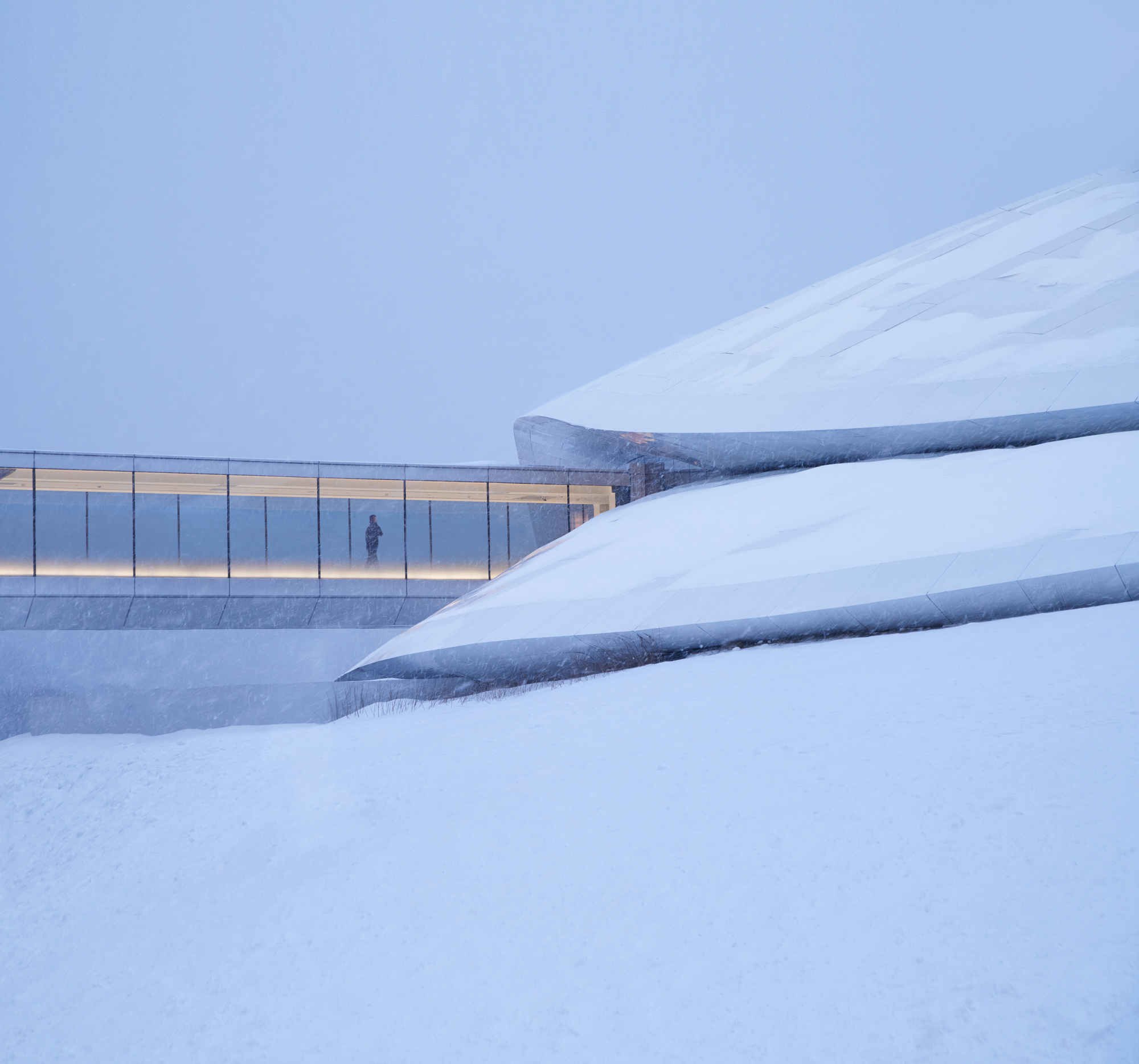 Yabuli Entrepreneurs' Congress Center, Shangzhi, Harbin, China by MAD Architects