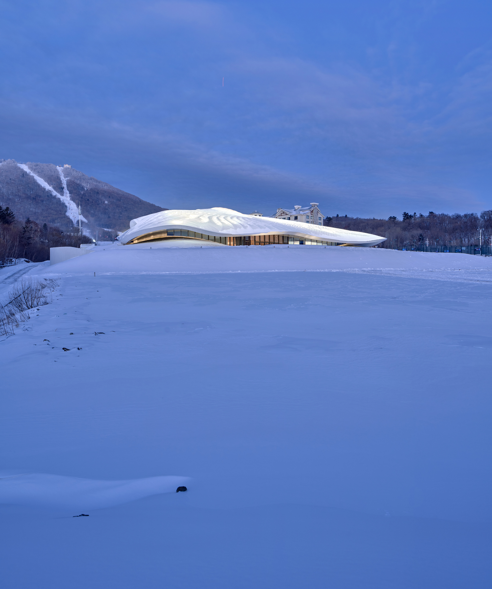 Yabuli Entrepreneurs' Congress Center, Shangzhi, Harbin, China by MAD Architects