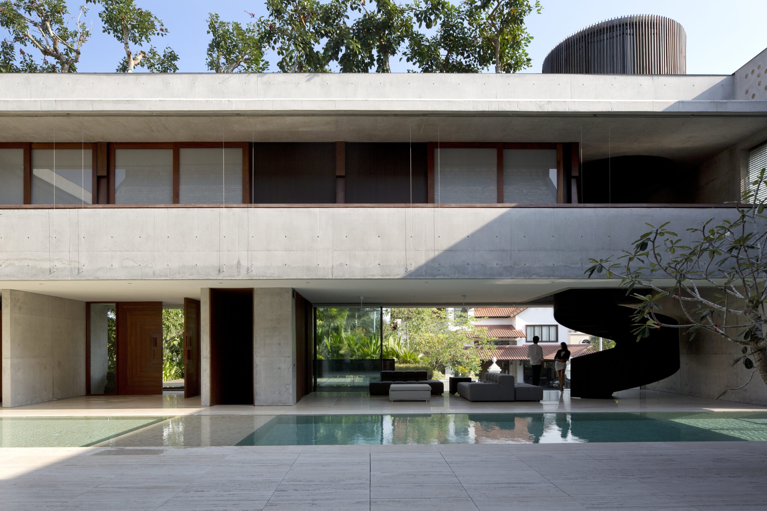 Courtyard House, Singapore by Formwerkz Architects