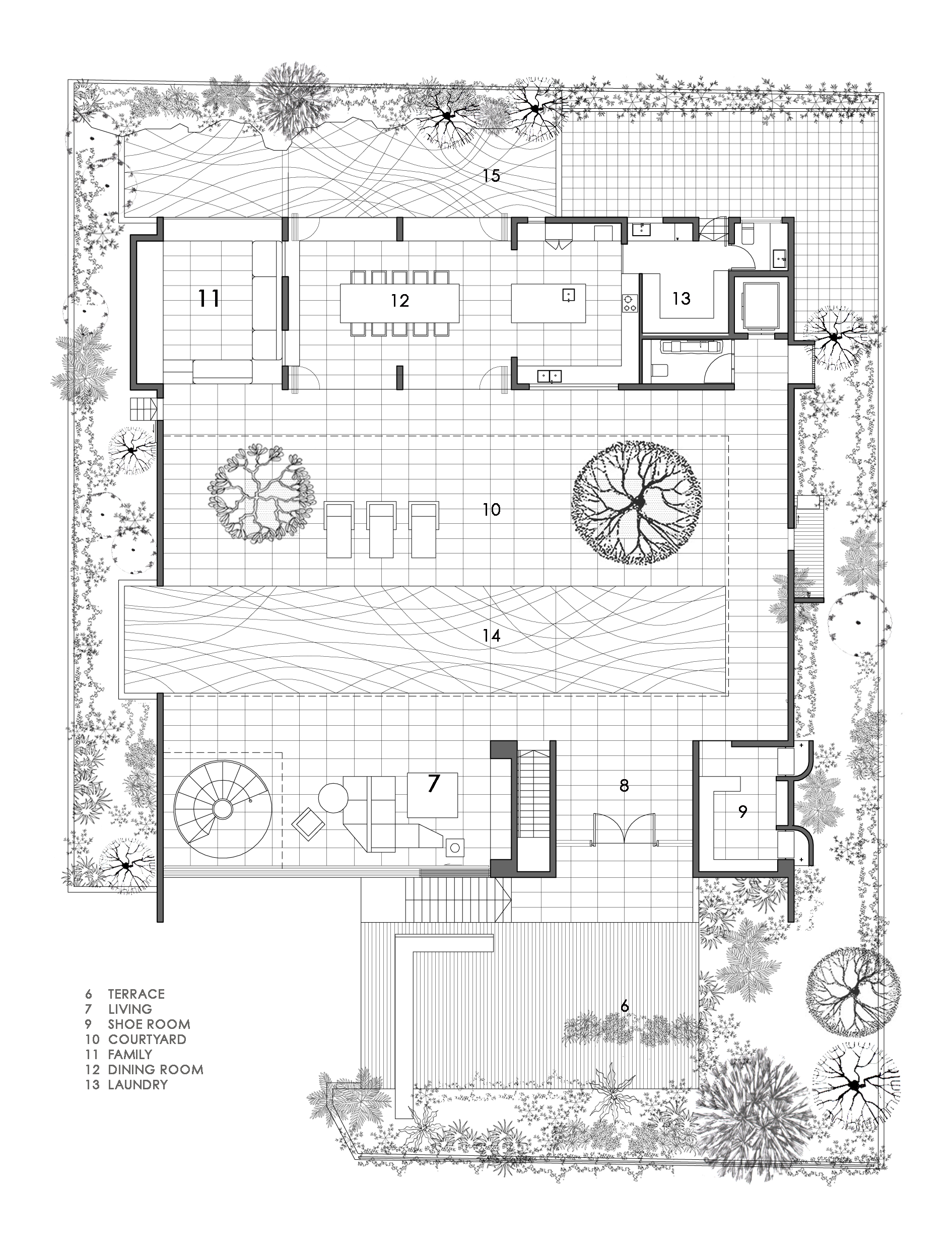 Courtyard House, Singapore by Formwerkz Architects