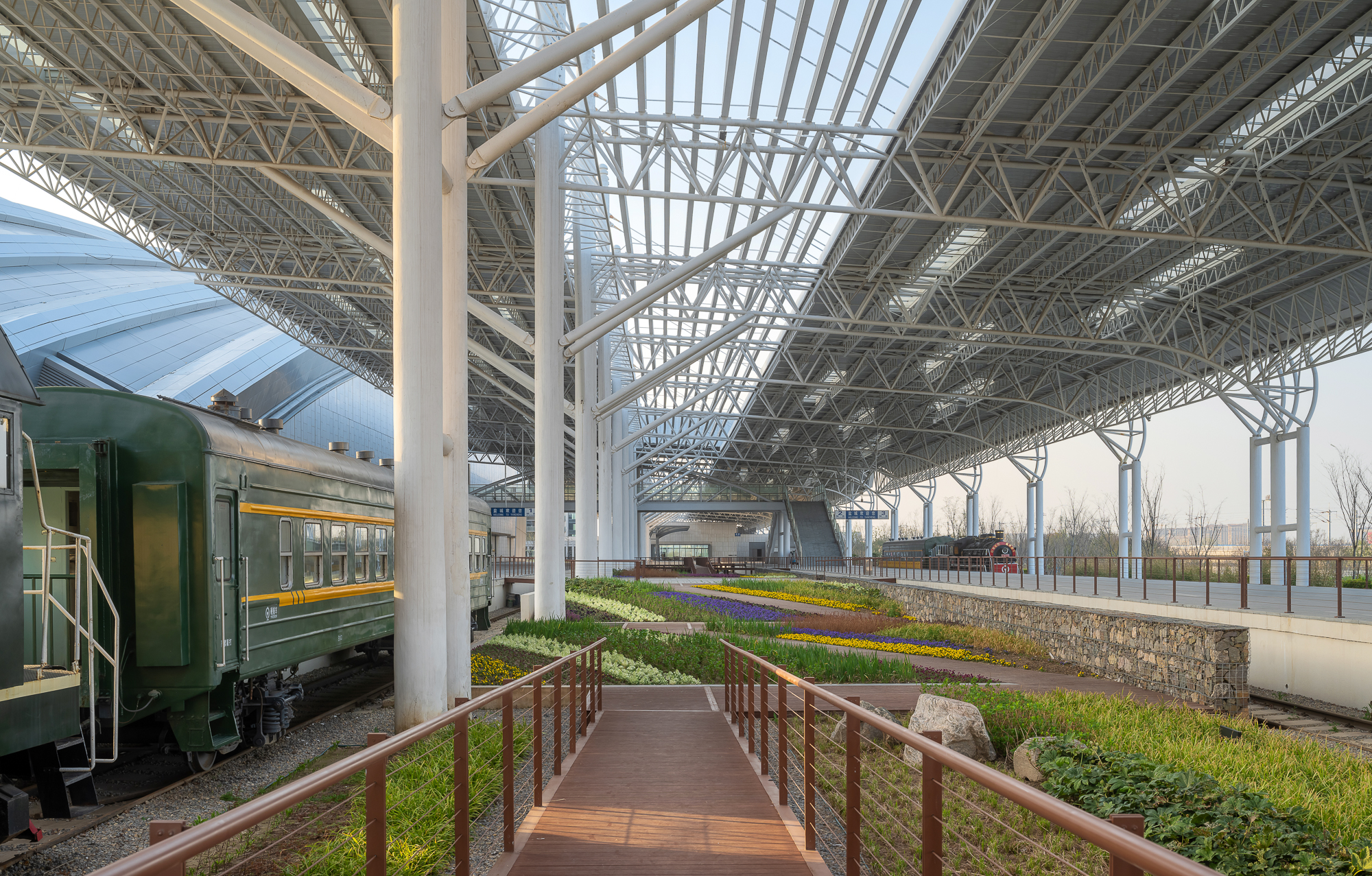 China Yellow Sea Wetlands Museum Railway Park