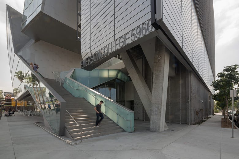 Behind the Building Emerson Los Angeles by Morphosis Architizer Journal