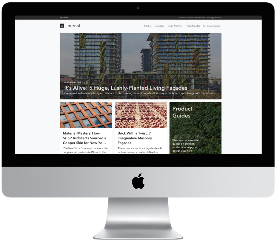 Architizer Journal Homepage