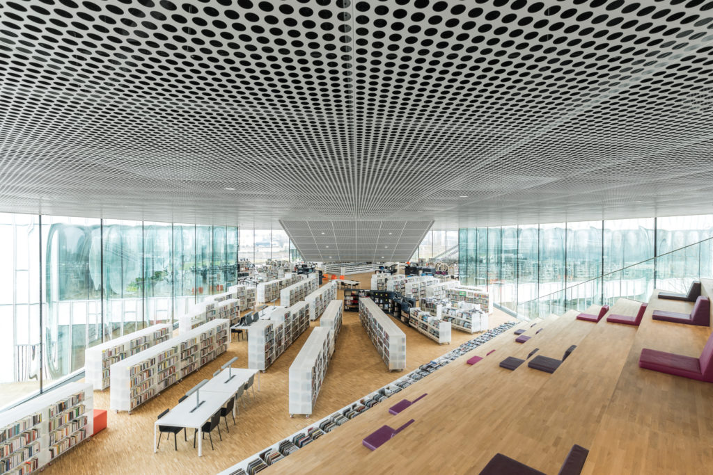 library, Bibliothèque Alexis de Tocqueville by OMA