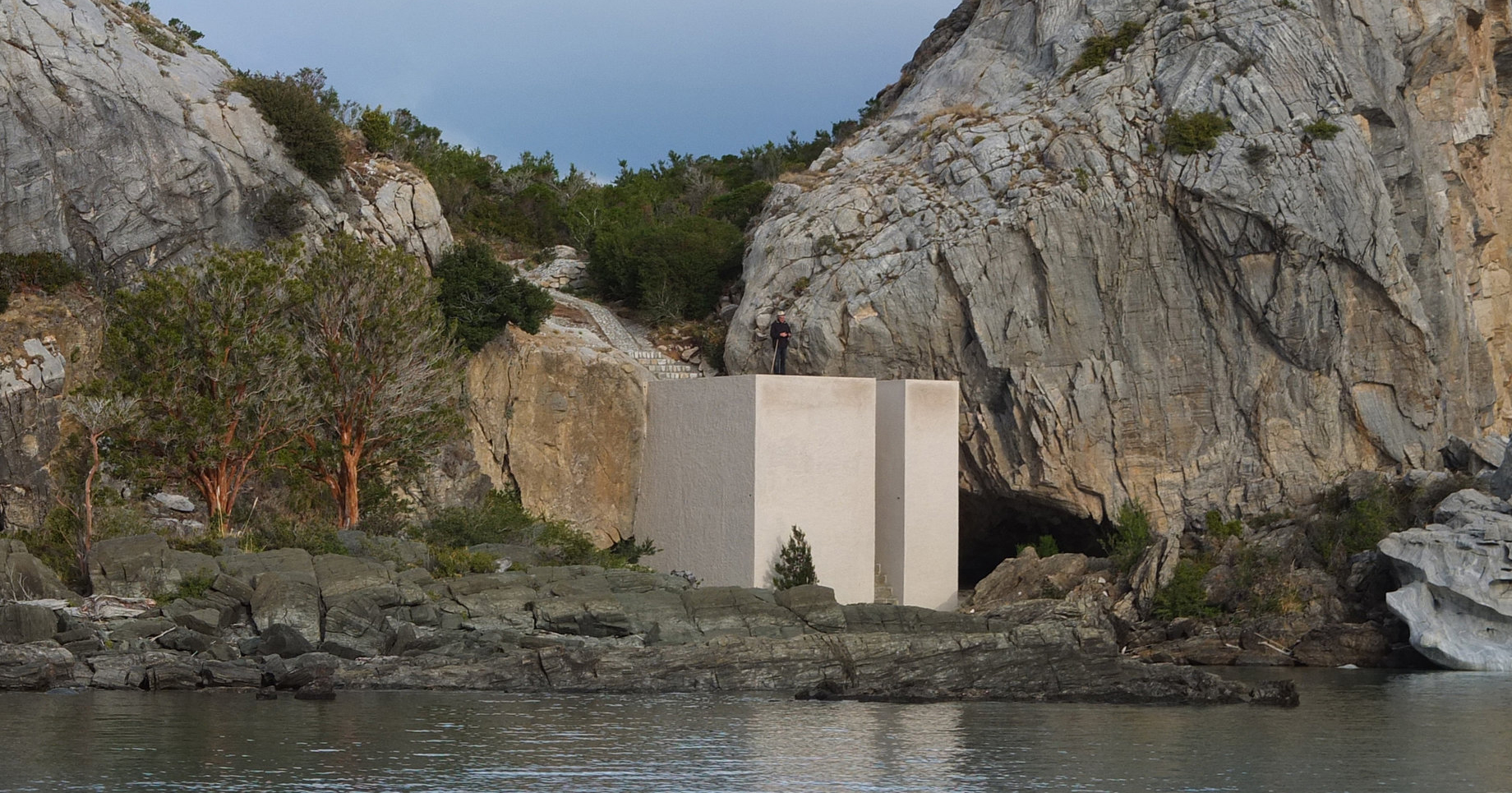 Hidden Home: How One Artist Carved a Secret Marble Retreat on a Deserted Island