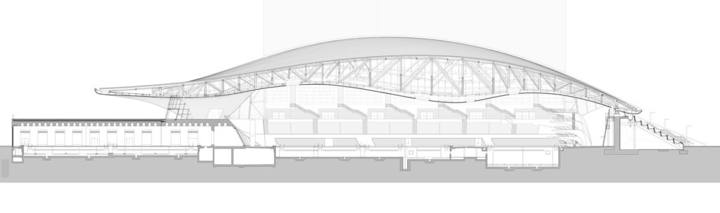 Architectural Drawings: Long-Span Stadia and Sport Halls in Section ...