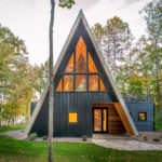 Architectural Drawings: A-Frame Homes in Section