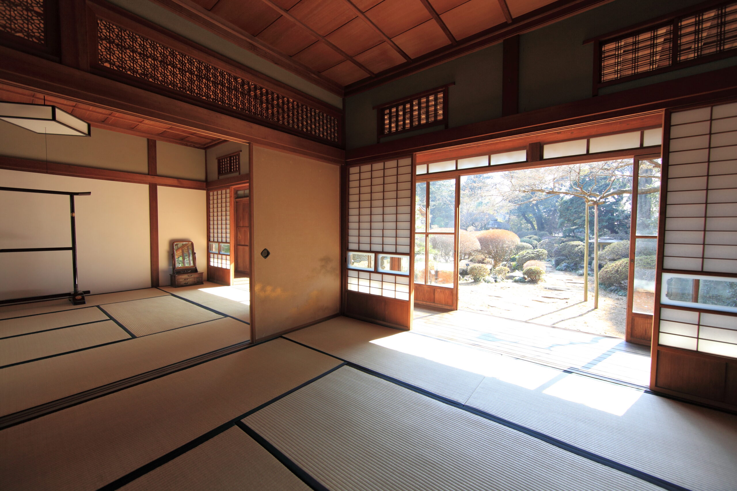 Traditional Japanese house interior