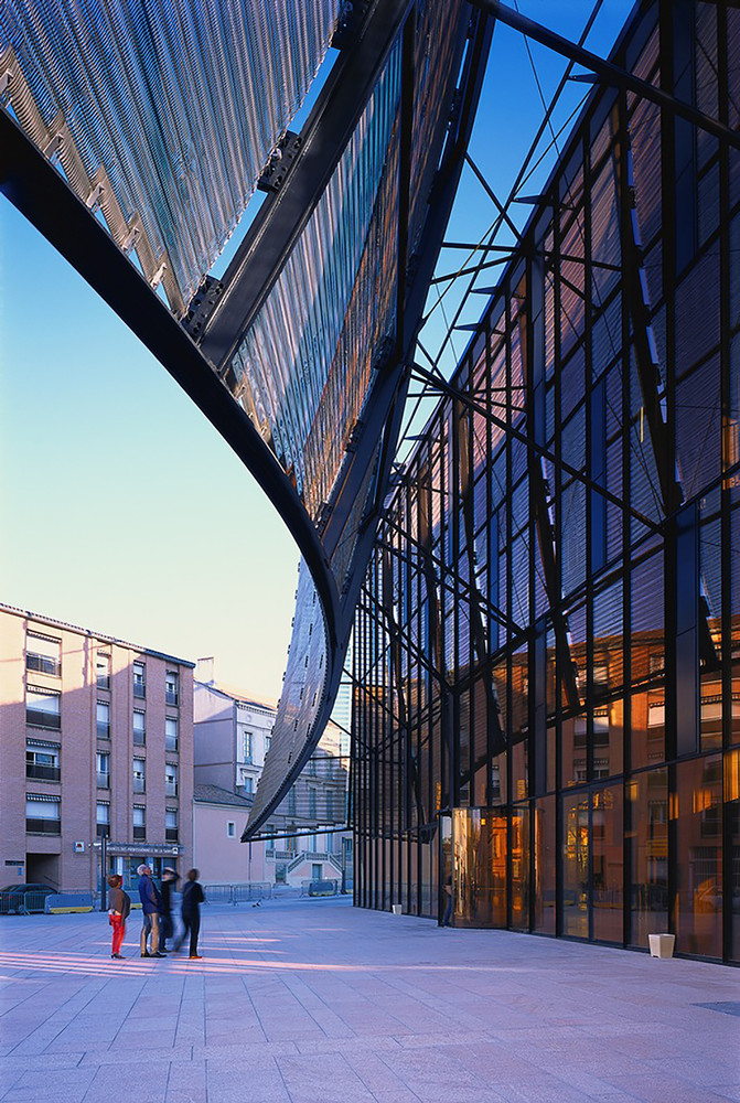 metal mesh, Dominique Perrault Architecture