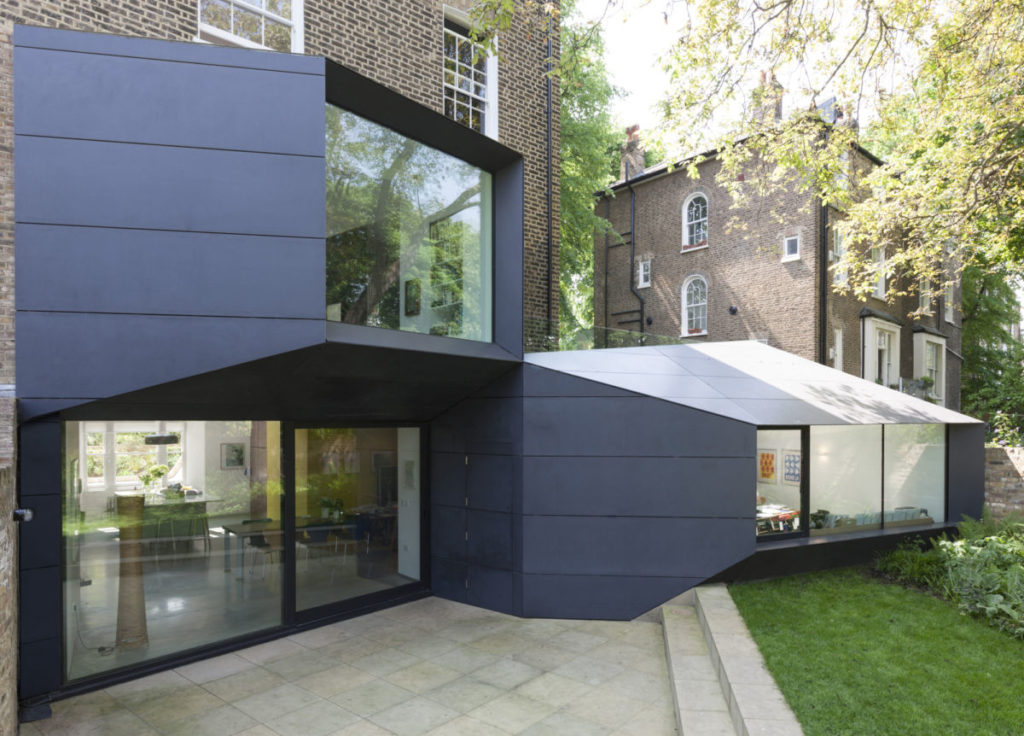 solid surface cladding, Lens House by Alison Brooks Architects