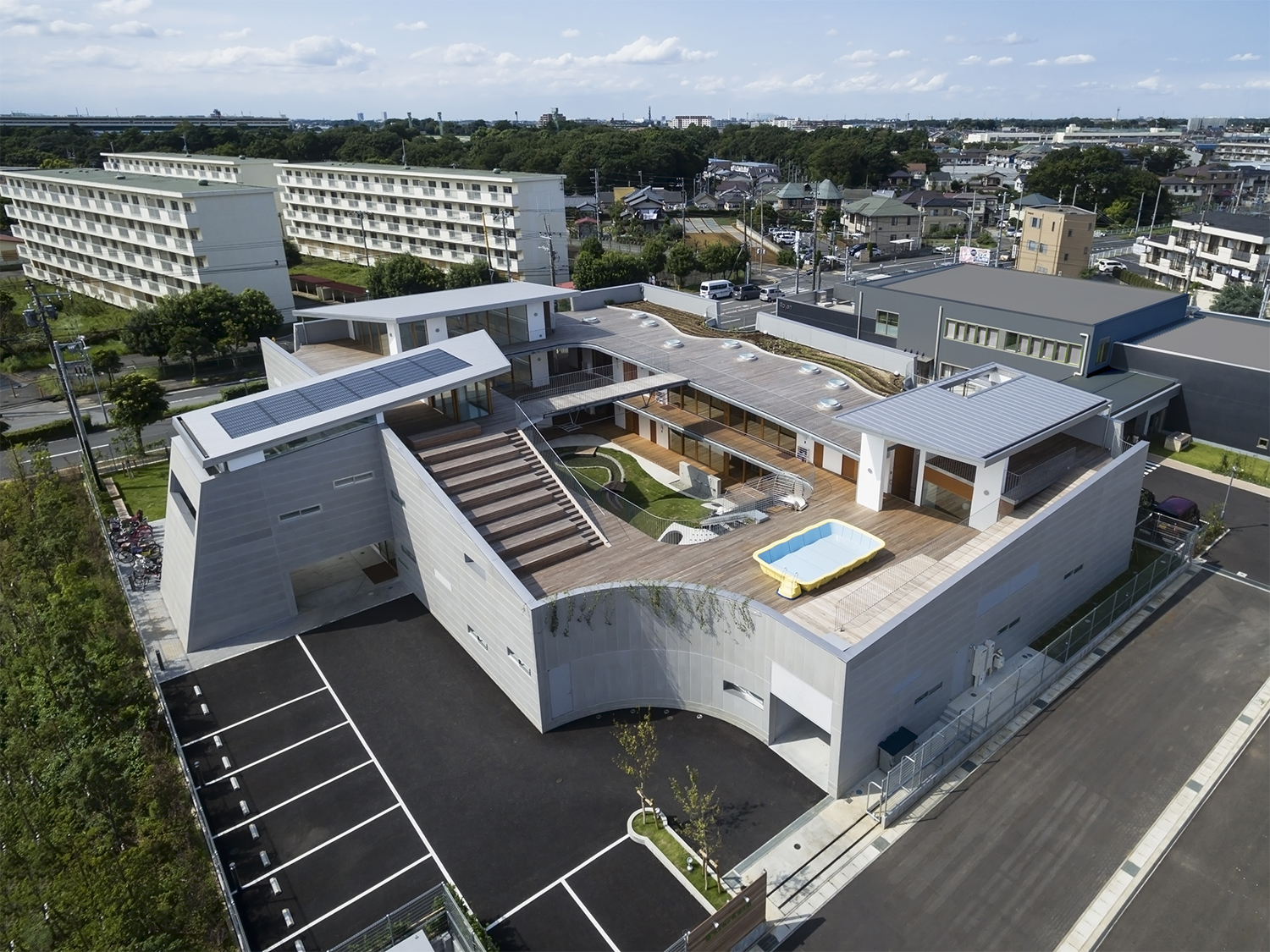japanese school building layout