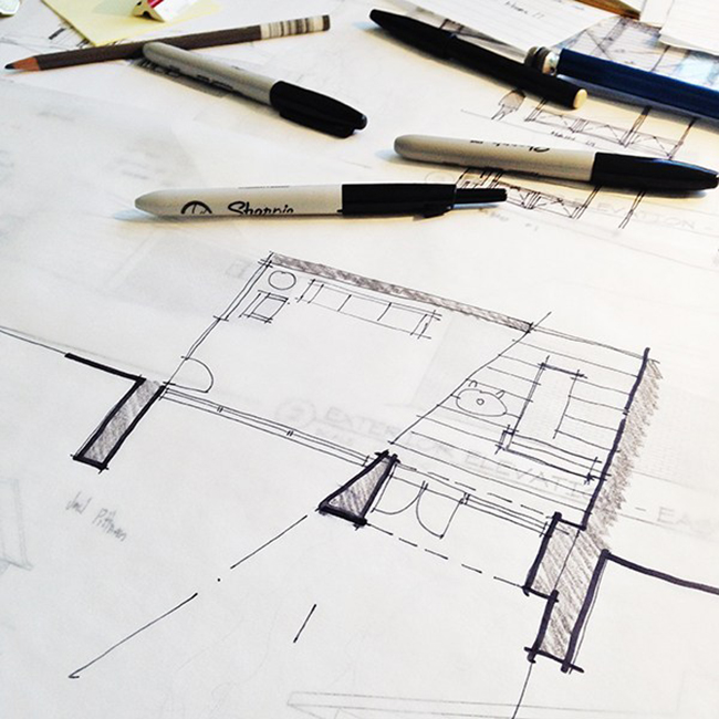 architecture sketch drawing bob borson