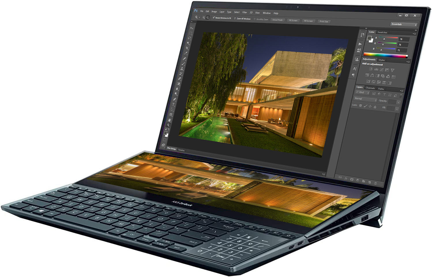 Tech For Architects: The ZenBook Pro Duo Laptop's Dual Screen Is A  Professional Creative's Dream