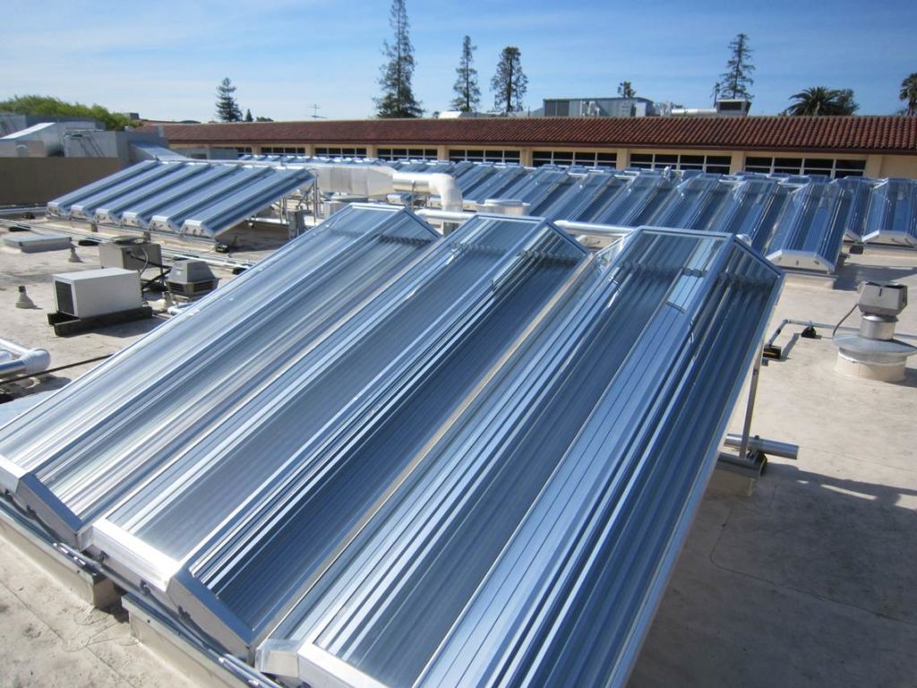 HVAC, Chromasun MCT solar panel