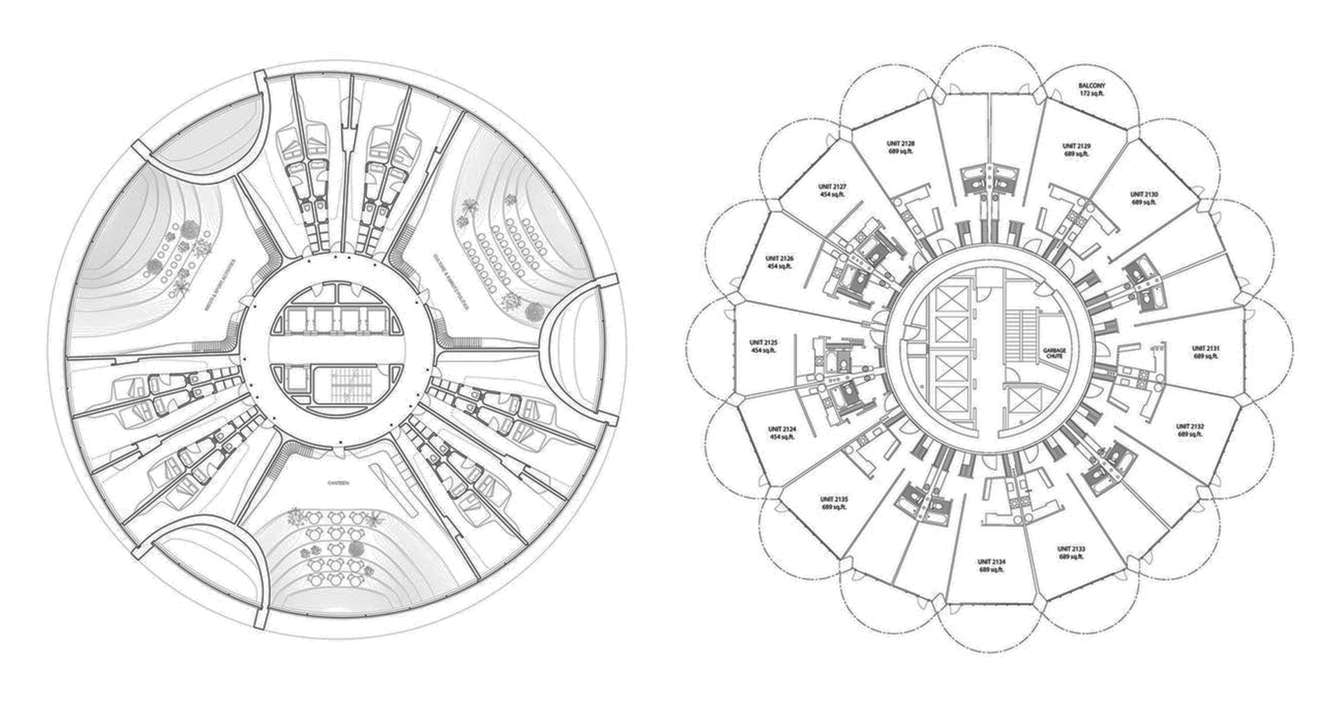 Architectural Drawings 8 Circular Plans That Defy 
