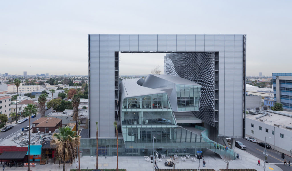 metal cladding, Emerson College by Morphosis Architects