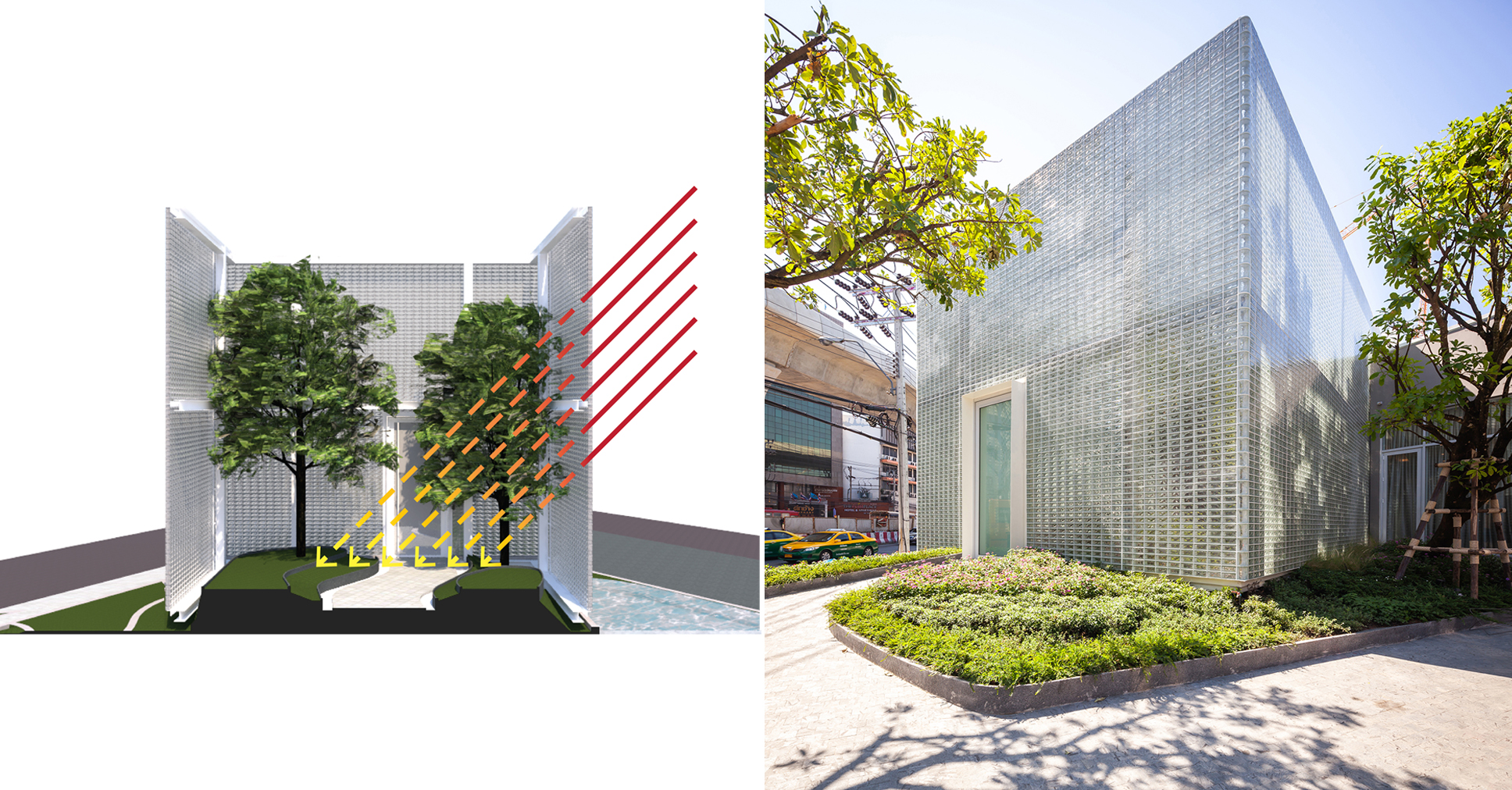 Glass 5 Architectural Projects Illuminated By Glass Block