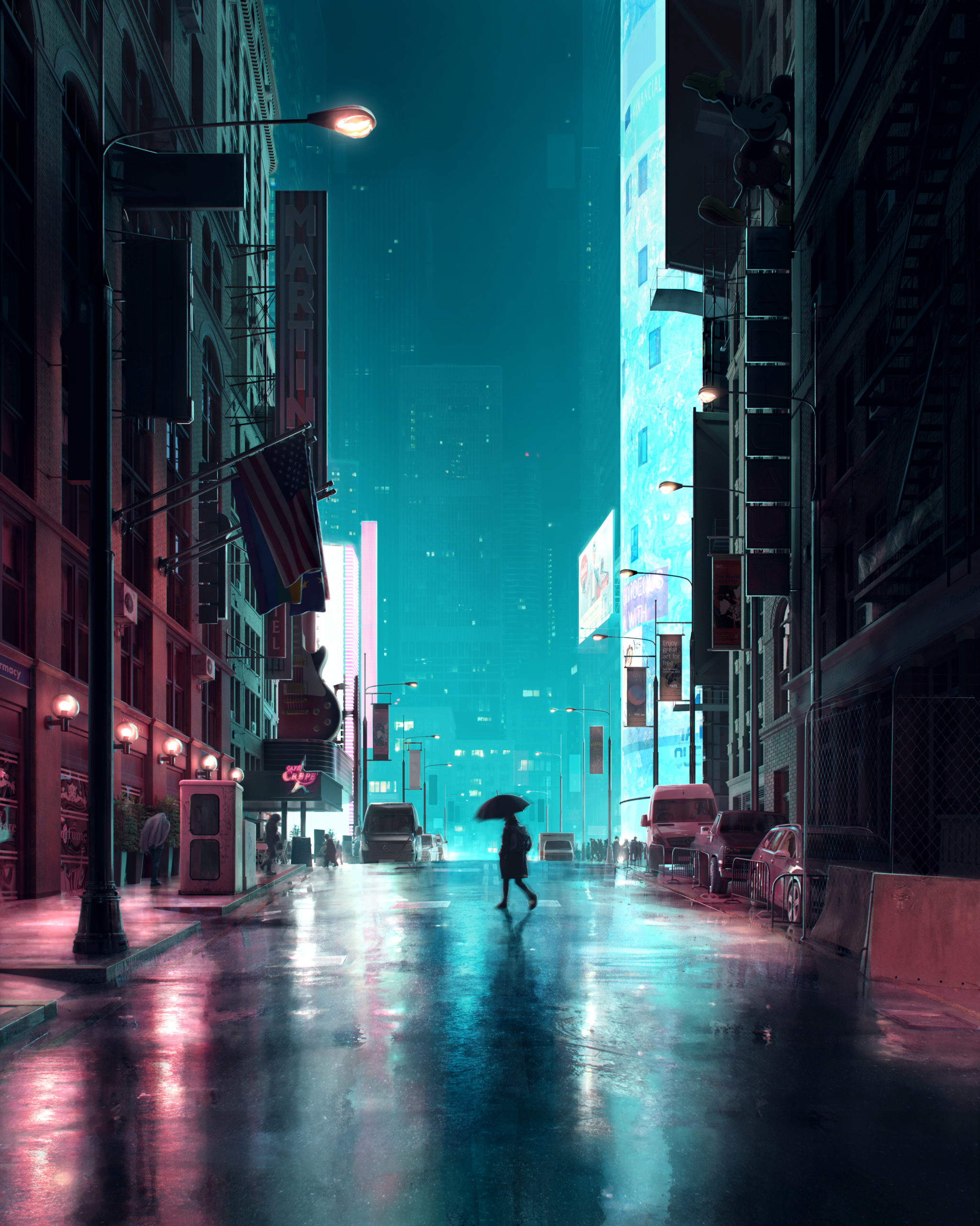 electric rain one rendering challenge