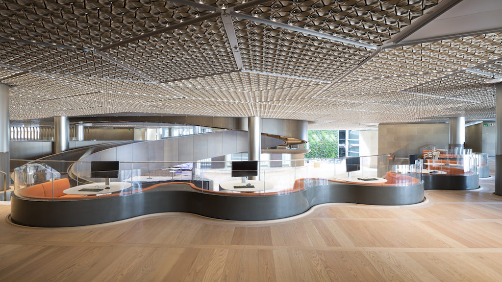 suspended ceiling, Bloomberg HQ by Foster + Partners