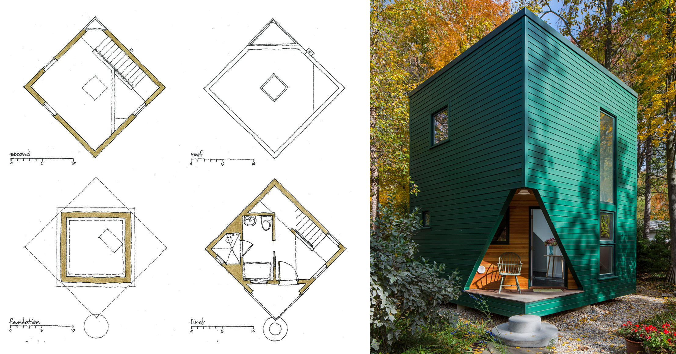 Architectural Drawings 10 Plans For Granny Flats And Guesthouses   Granny Flats 1 