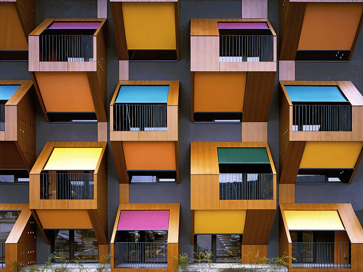 Honeycomb Apartments by OFIS architects, Livade, Slovenia