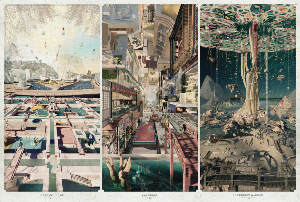 This Epic Architectural Triptych Depicts The Complexities Of Hiroshima ...