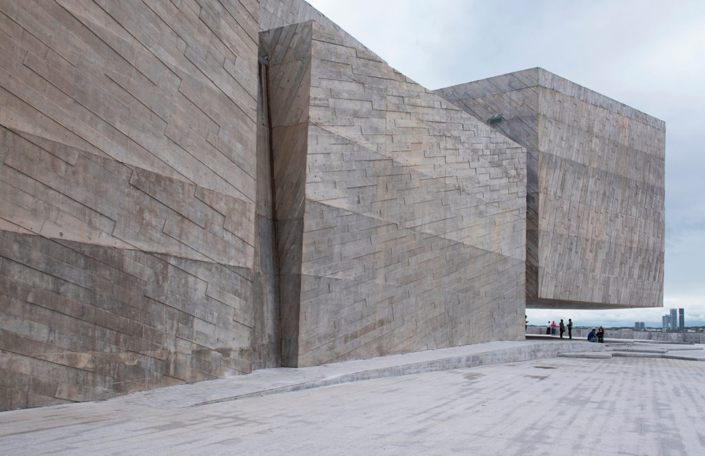 textured concrete, Foro Boca by Rojkind Arquitectos