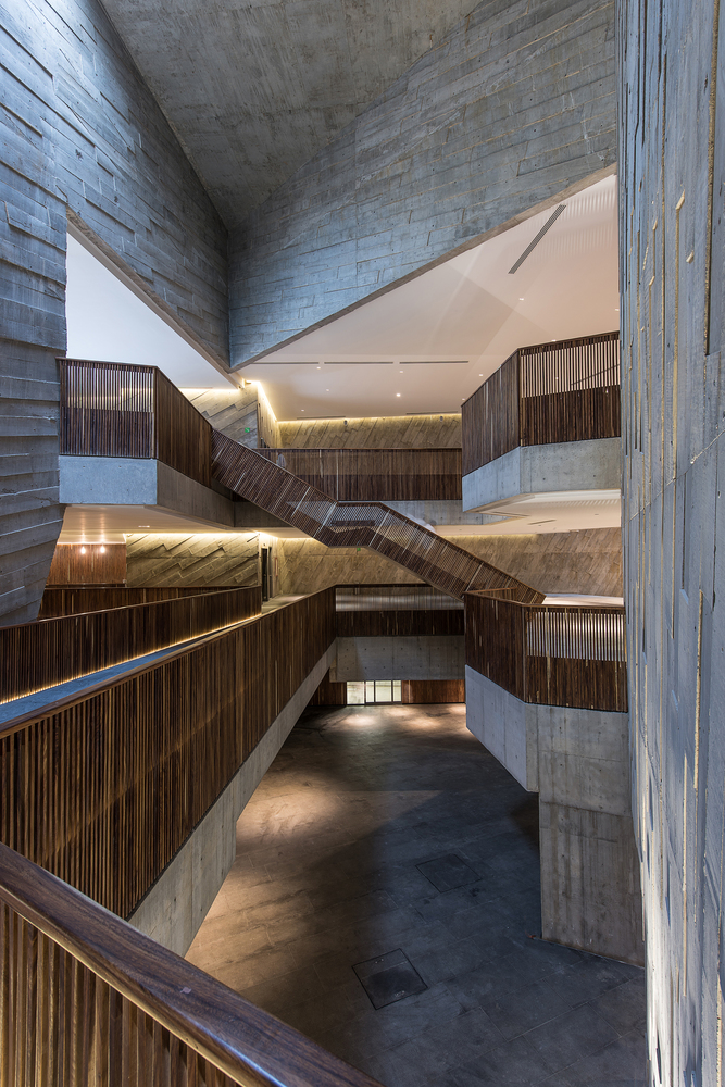 textured concrete, Foro Boca by Rojkind Arquitectos
