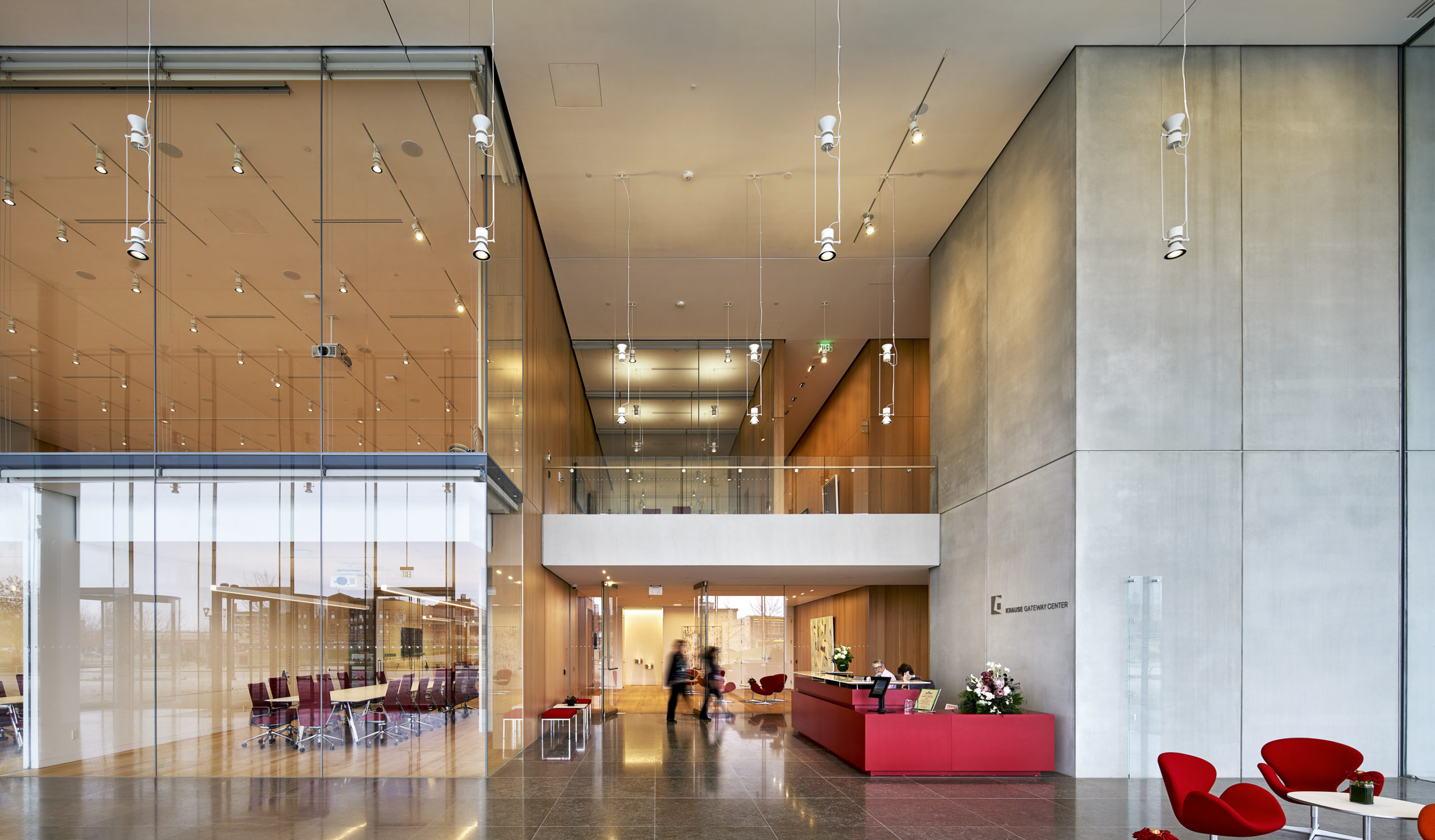 breathtaking workspaces  Krause Gateway Center by OPN Architects, Des Moines, IA