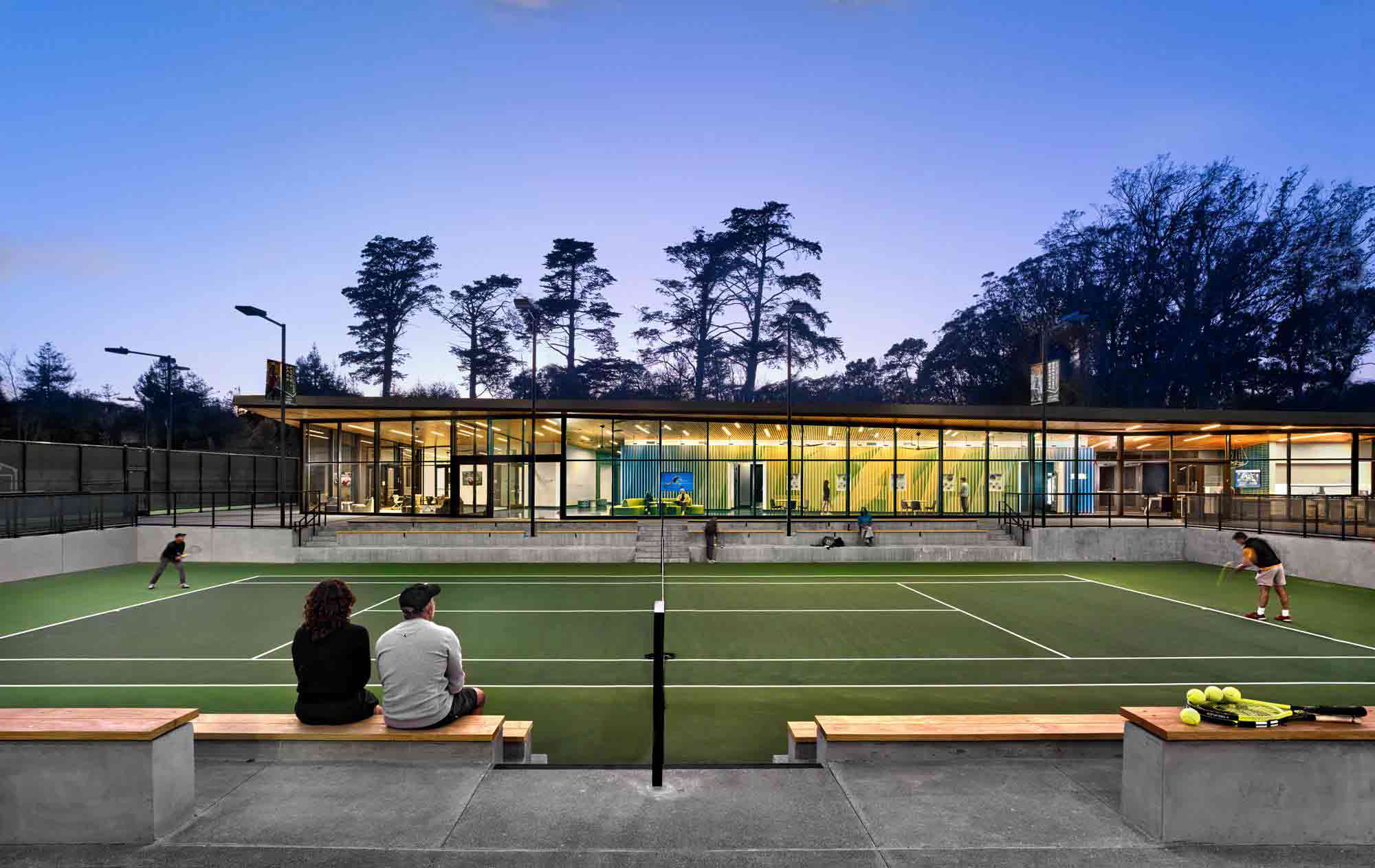 Lisa & Douglas Goldman Tennis Center (with HGA) by EHDD