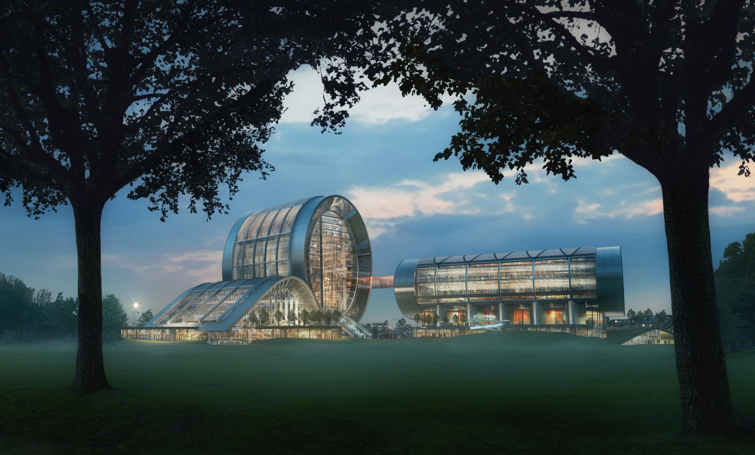 Luminous Moon-Gate-architizer