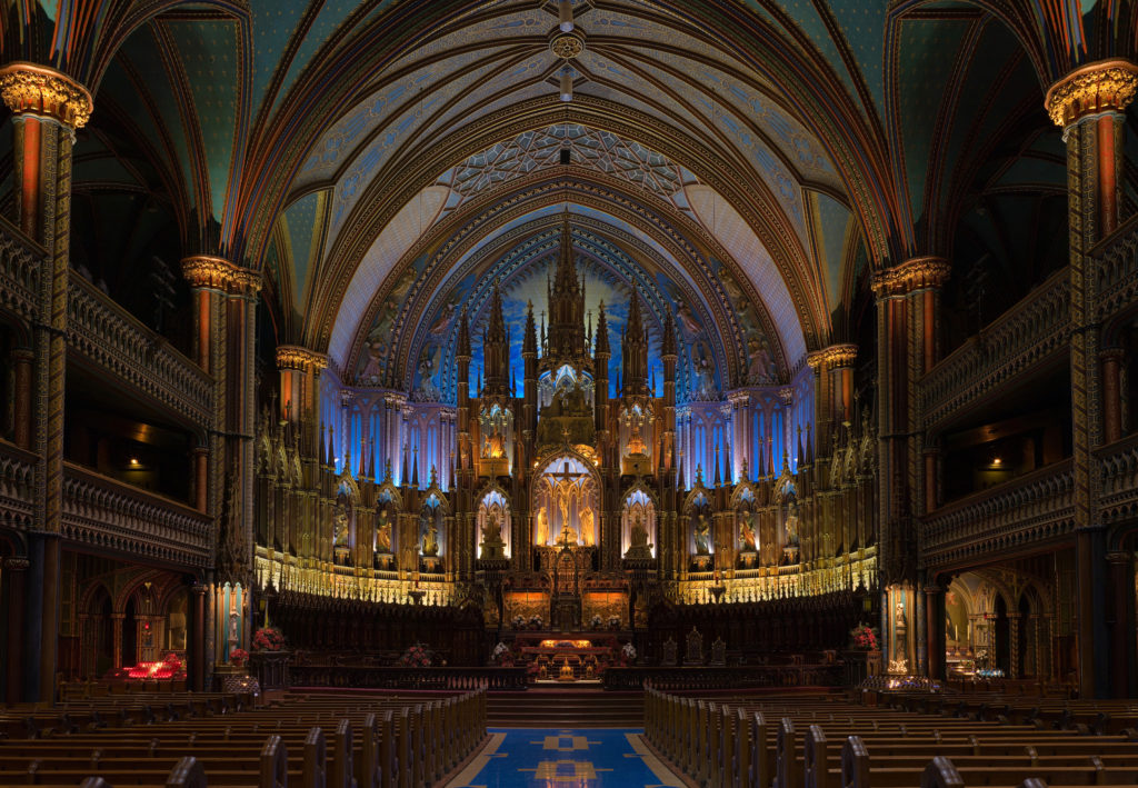 Notre Dame Basilica Interior Montreal Canada   Diliff 1024x709 