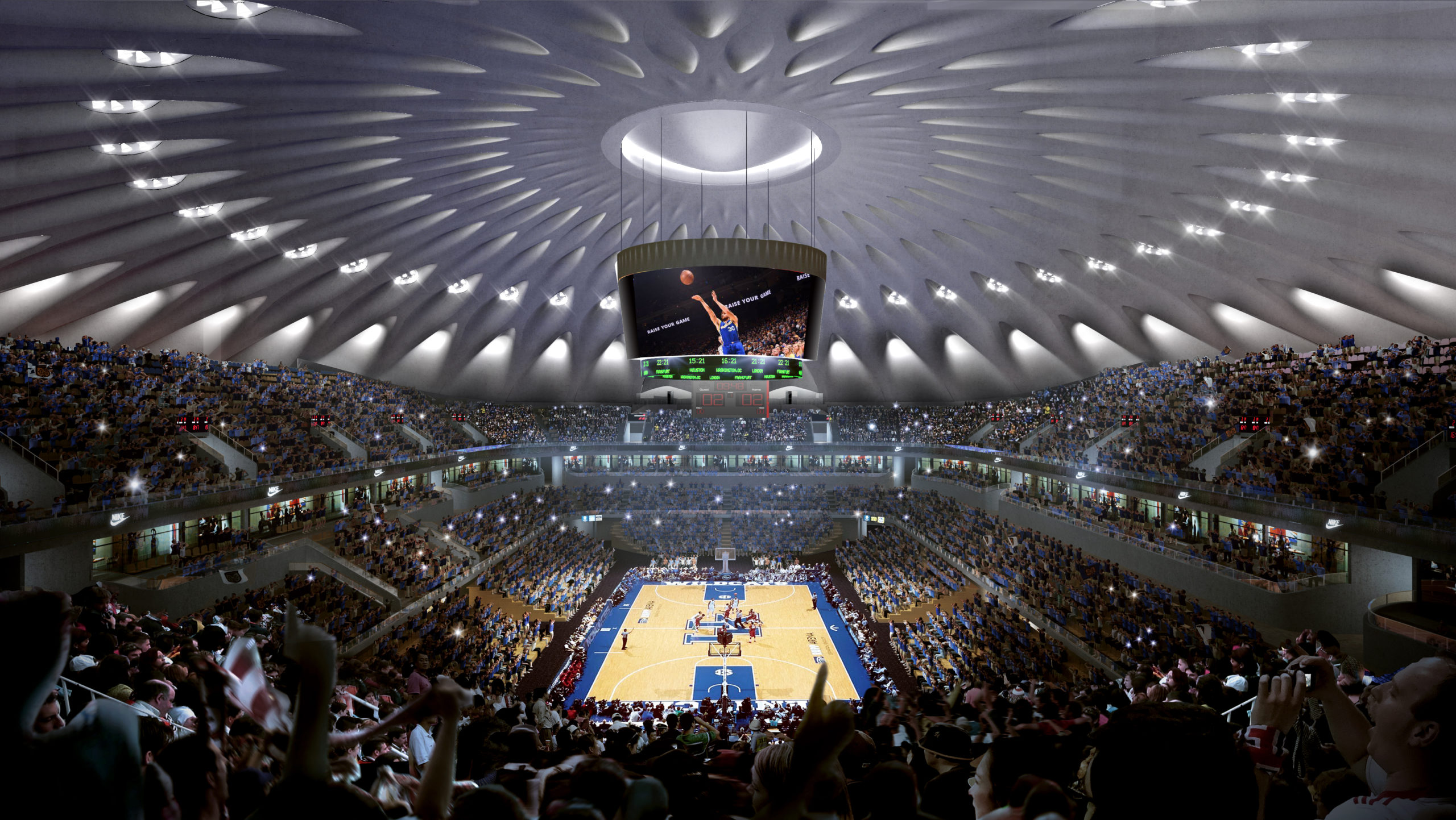 iconic stadiums Quzhou Sports Campus by MAD Architects, Quzhou, China