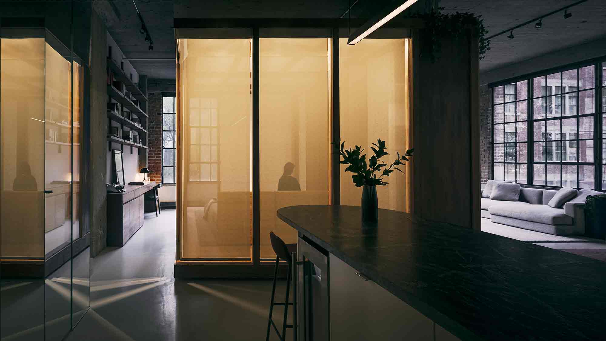 Rue de la Gauchetière Loft by Future Simple Studio